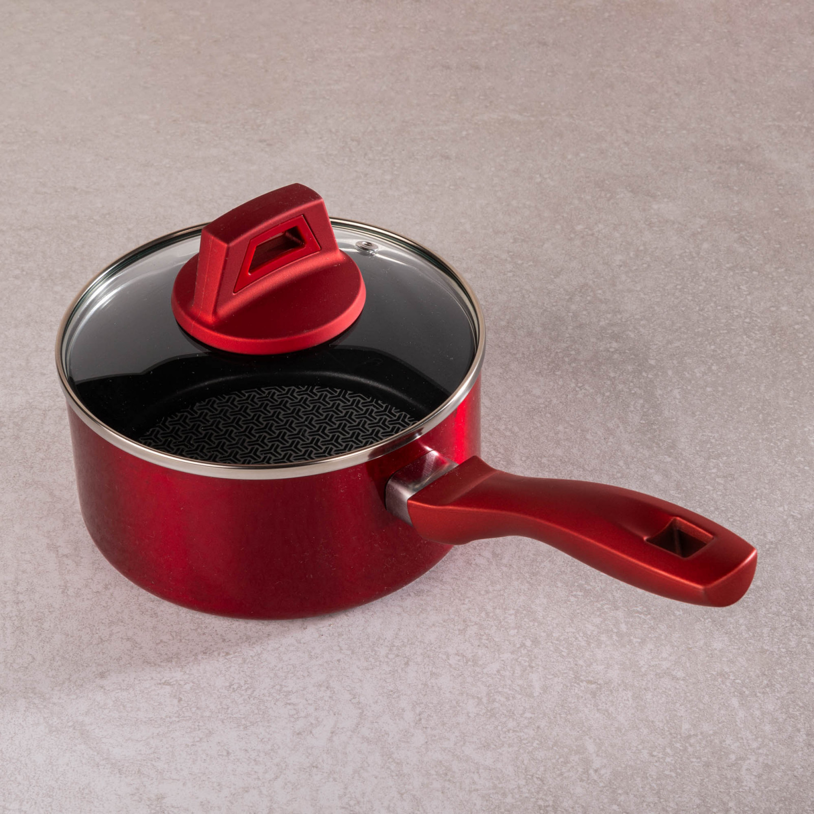 Umco Olla Cacerola para Inducción 16cm 1 6L Rojo Luxury