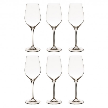 Juego de 6 copas para vino blanco Splendour Krosno Glass