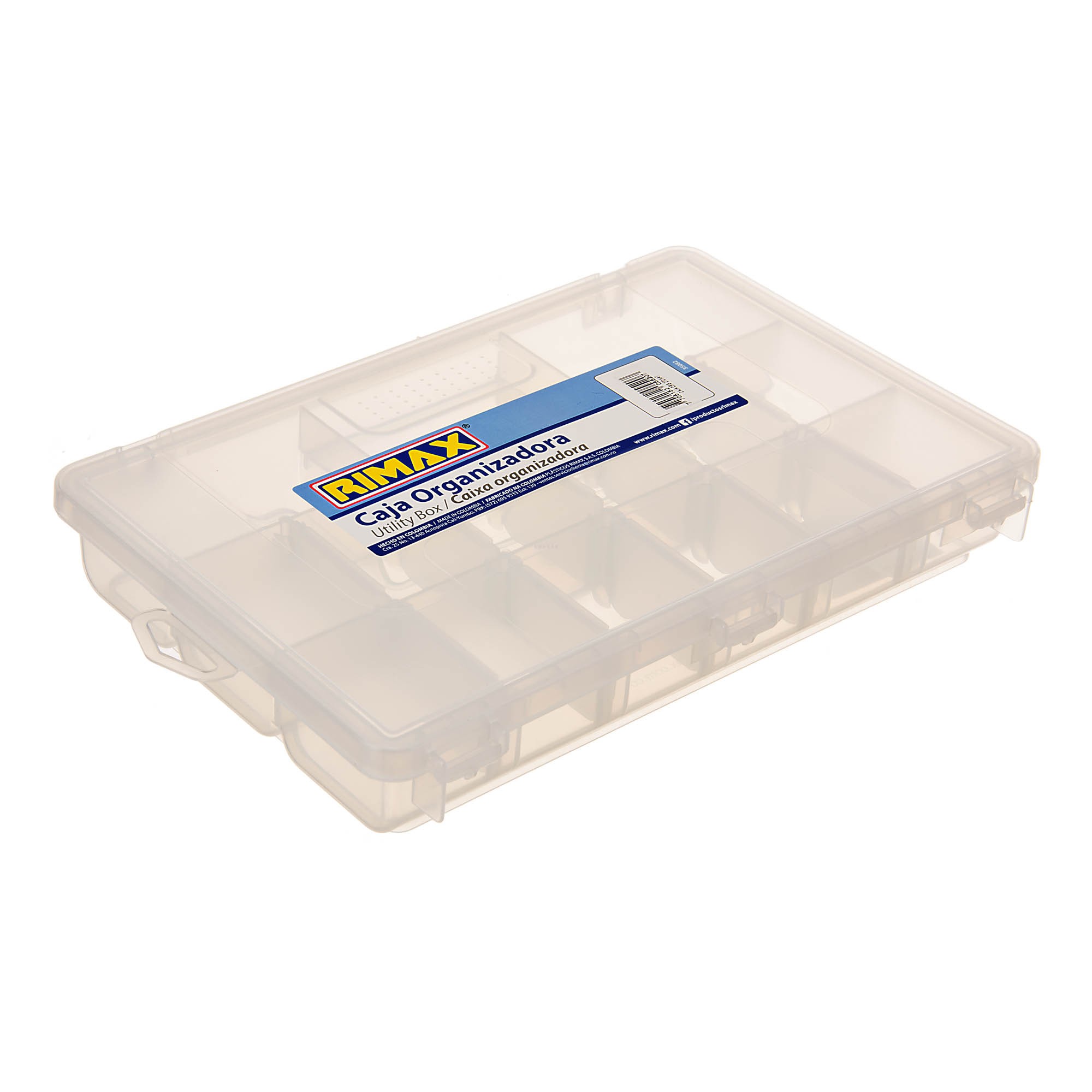 Caja organizadora pequeña Clear Rimax