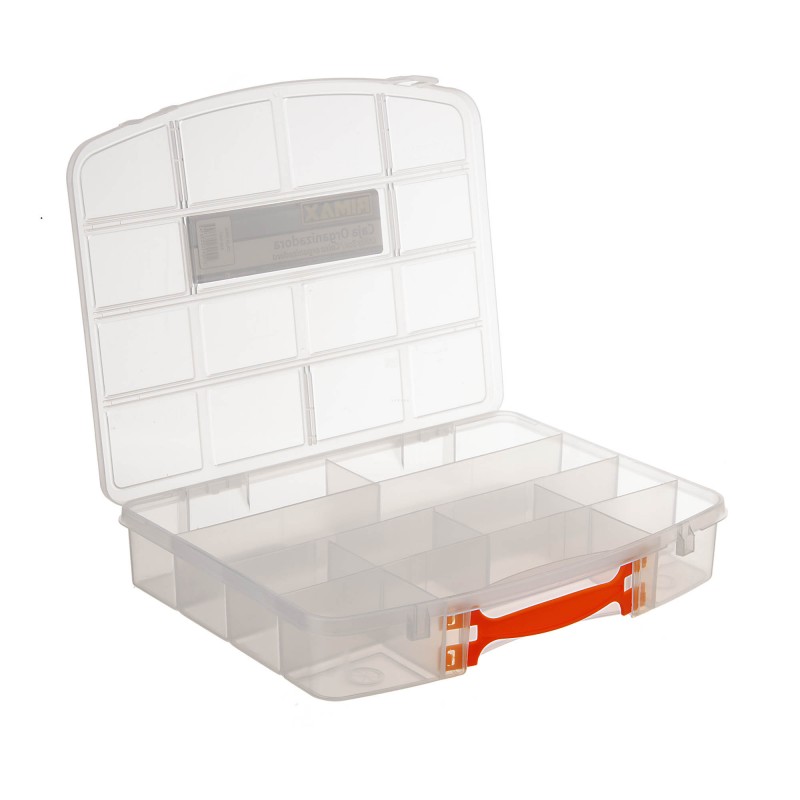 Caja organizadora con agarradera Clear Rimax