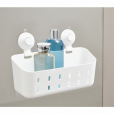 LUXEAR Organizador de ducha con ventosa, estante de ducha extraíble sin  perforaciones, potente organizador de ducha con ventosa, capacidad máxima  de