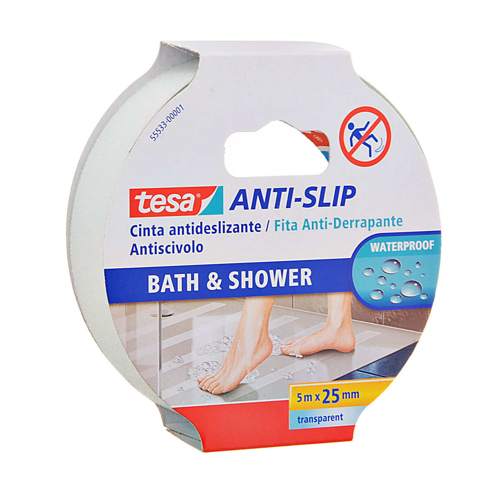 Comprar 24 pegatinas antideslizantes para alfombrilla de baño, tiras  antideslizantes para ducha, almohadilla, cinta de seguridad para el suelo