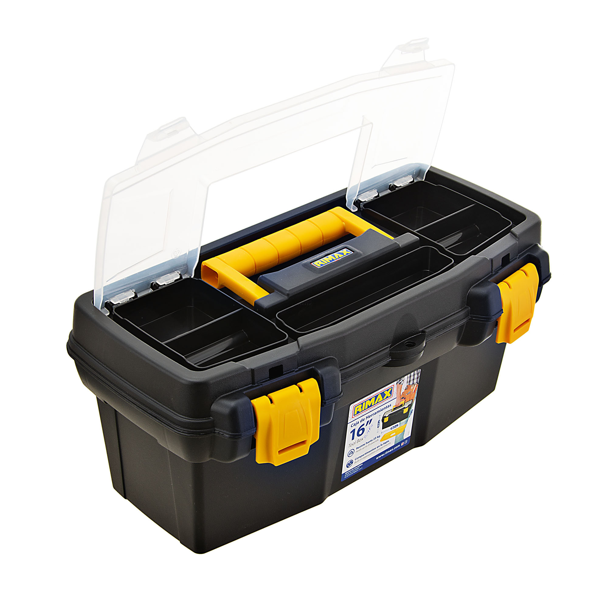 Caja para herramientas electricas negro rimax