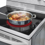 LG Cocina eléctrica 5 zonas con Freidora de aire / Convección / Autolimpieza 6.3 pies LREL6323S