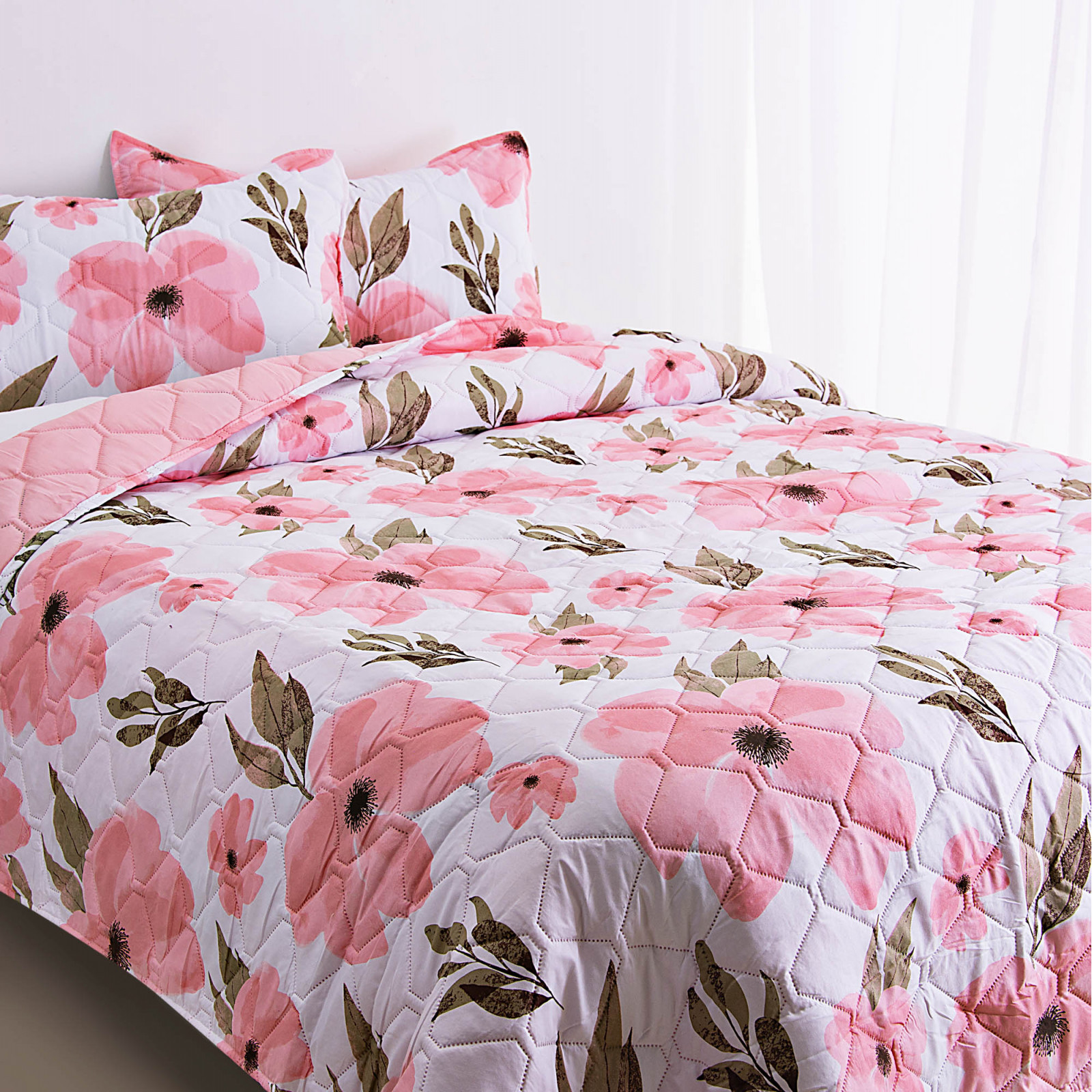 Juego de cama franela Foxy color Verde - Centro Textil Hogar