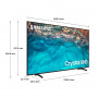 Samsung Smart TV Crystal BU8000 4K BT / Wi-Fi / 3 HDMI / 2 USB