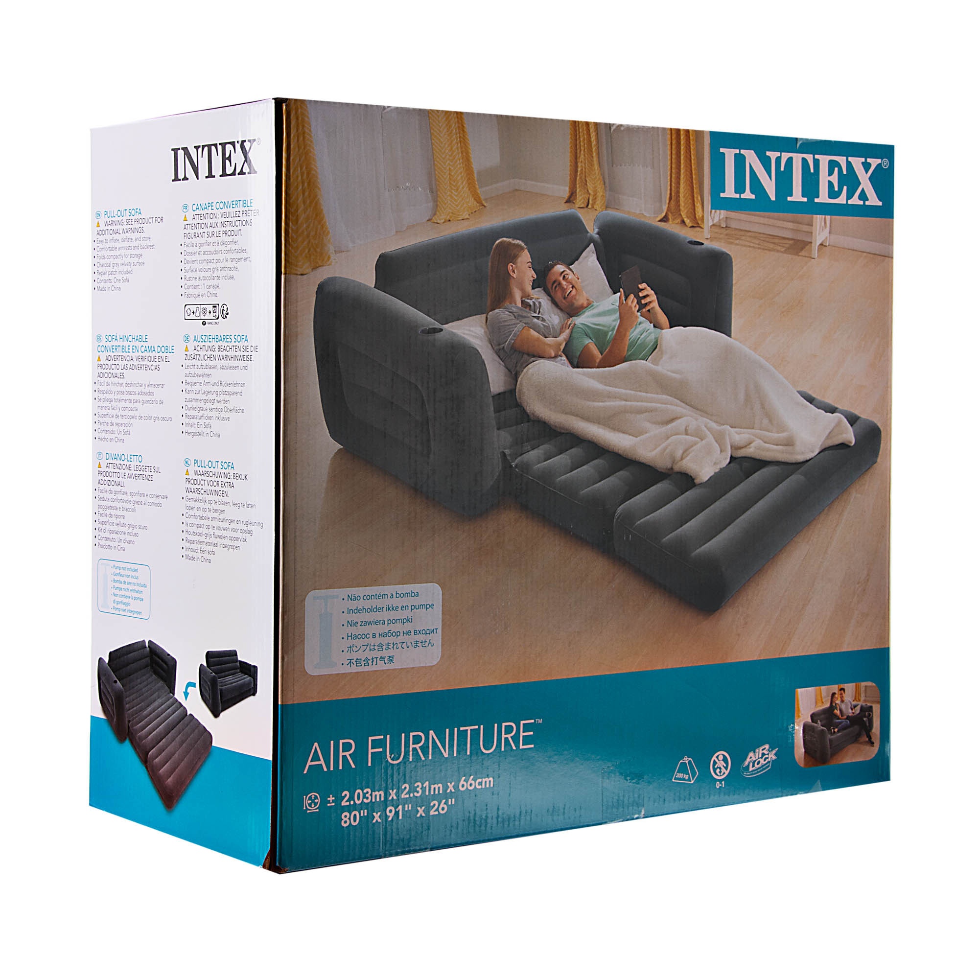 Sofá cama hinchable 2 en 1 INTEX