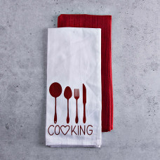 Juego de 2 toallas para cocina Cooking Haus