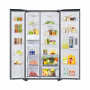 Samsung Refrigerador Bespoke Side by Side RS23CB760A7NED 590L Blanco / Azul