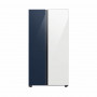 Samsung Refrigerador Bespoke Side by Side RS23CB760A7NED 590L Blanco / Azul