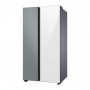 Samsung Refrigerador Bespoke Side by Side RS23CB700A7GED 590L Blanco / Silver