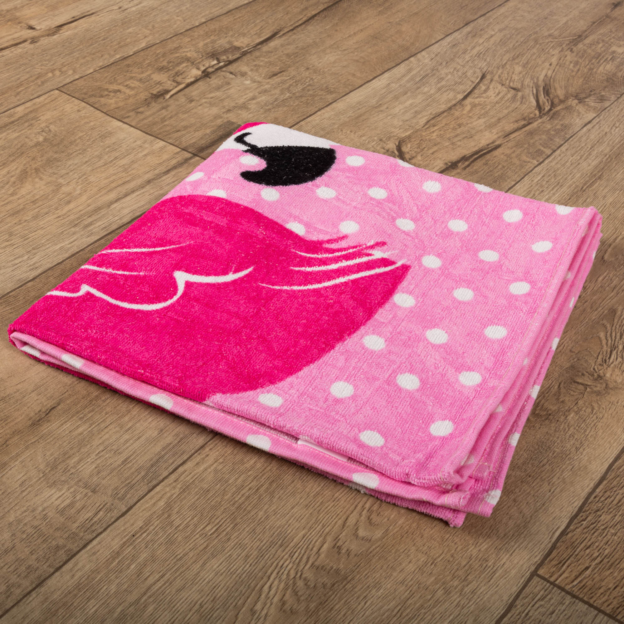 Toalla de playa personalizada Flamingo de 30 x 60 pulgadas, 100% algodón  (una toalla personalizada de flamenco rosa)