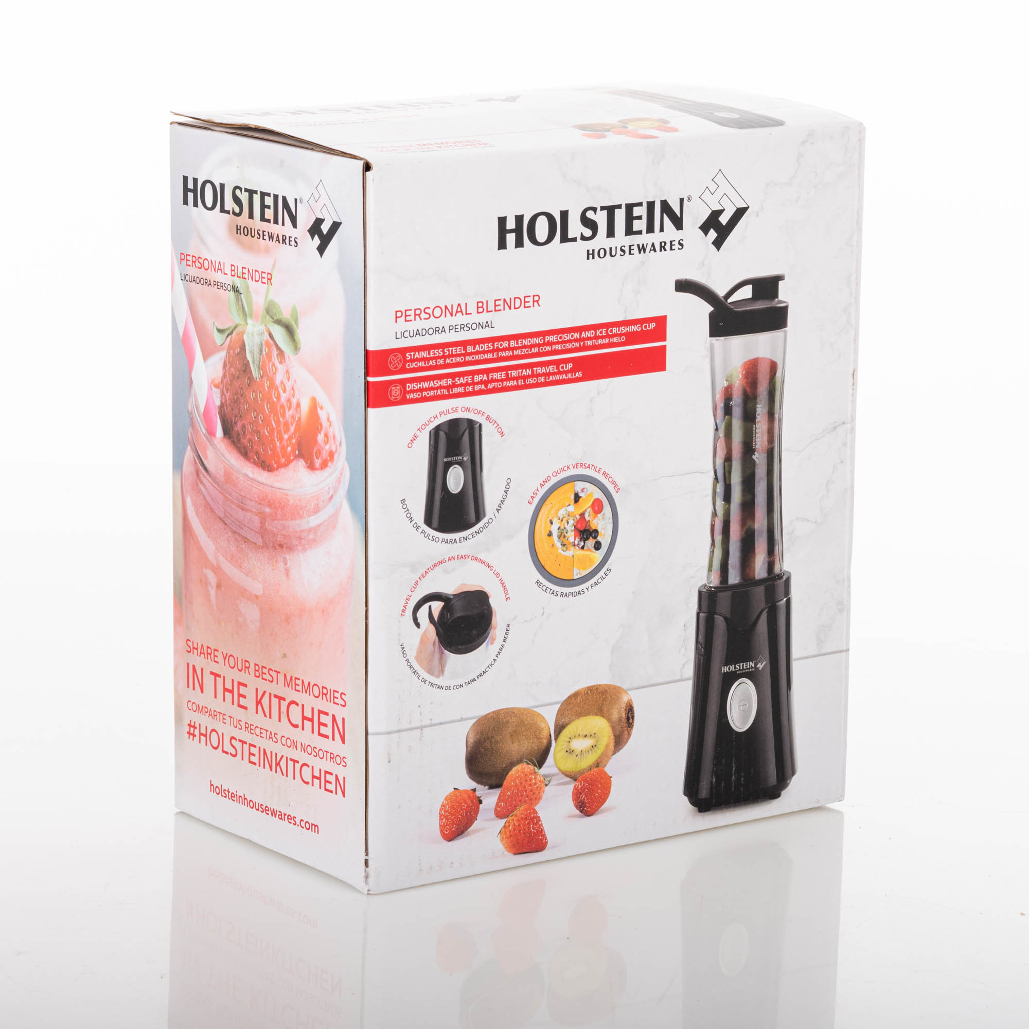 Holstein Licuadora Personal HH 0914902B con Pulso 0.6L 250W