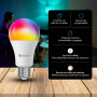 Steren Foco LED Multicolor SHOME-120 Smart Home Lux Fría / Caliente 10W