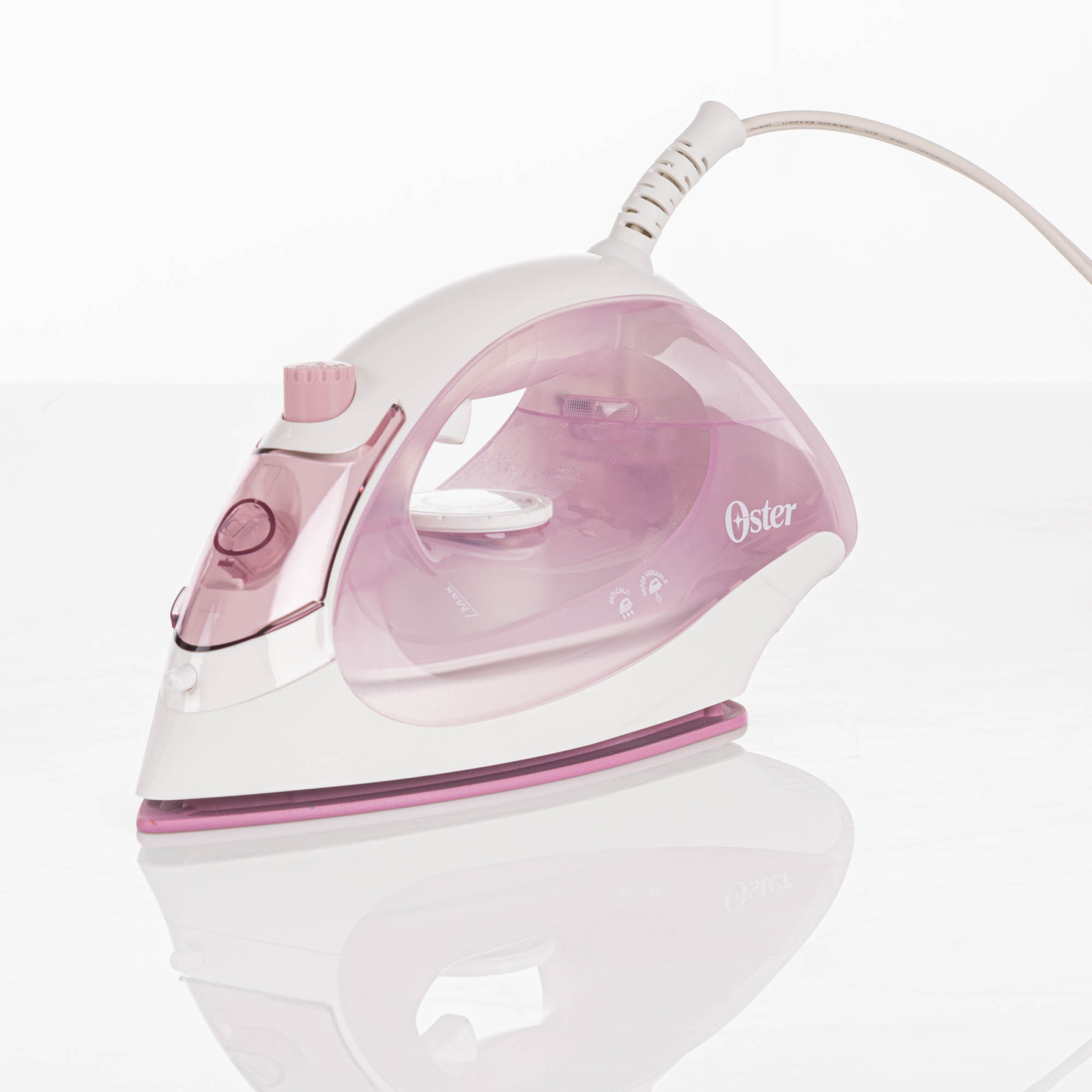 PLANCHA DE ROPA COMPACTA A VAPOR COLOR ROSA OSTER GCSTBS5003-053