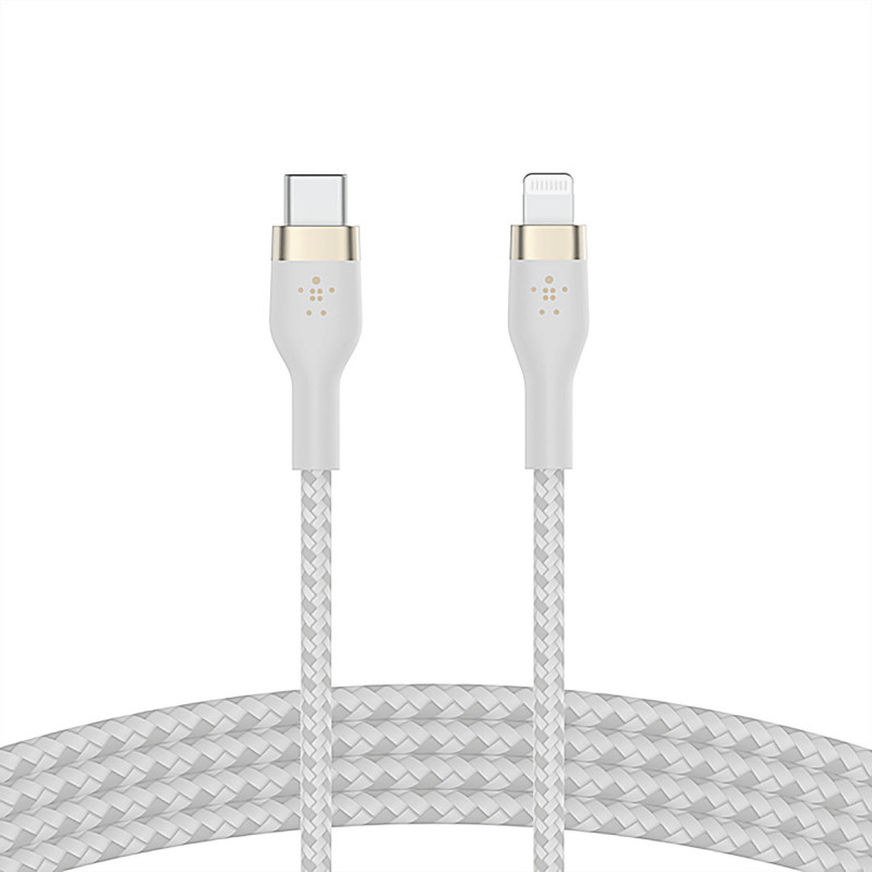 Belkin Cable USB-C a Lightning Pro Flex con Magneto CAA011BT3MWH