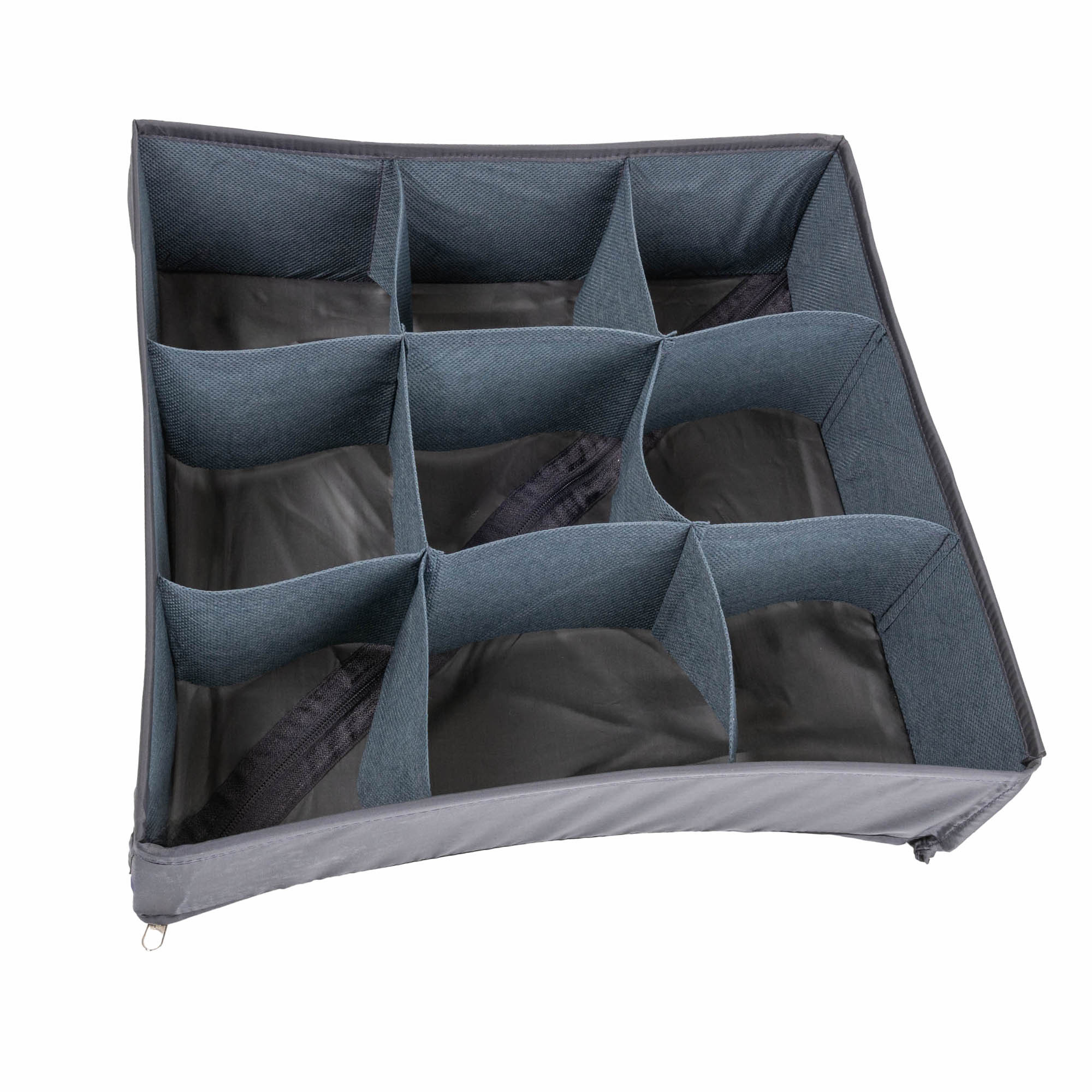 Organizador Colgante para Closet 8 Compartimientos Gris Kikemar