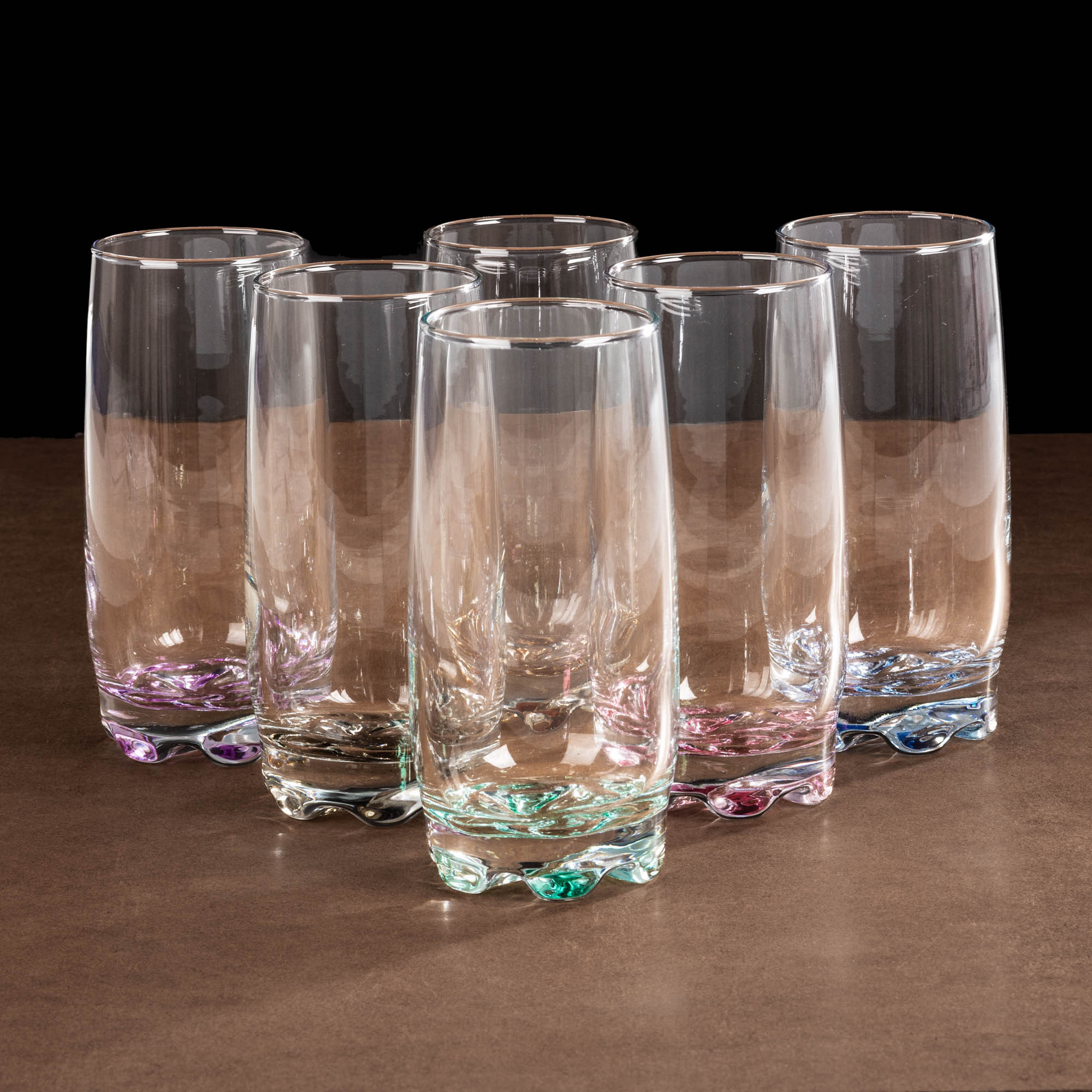 Juego de Taza de 0.29L y Plato Té de Vidrio Glass Bohemia Cristal