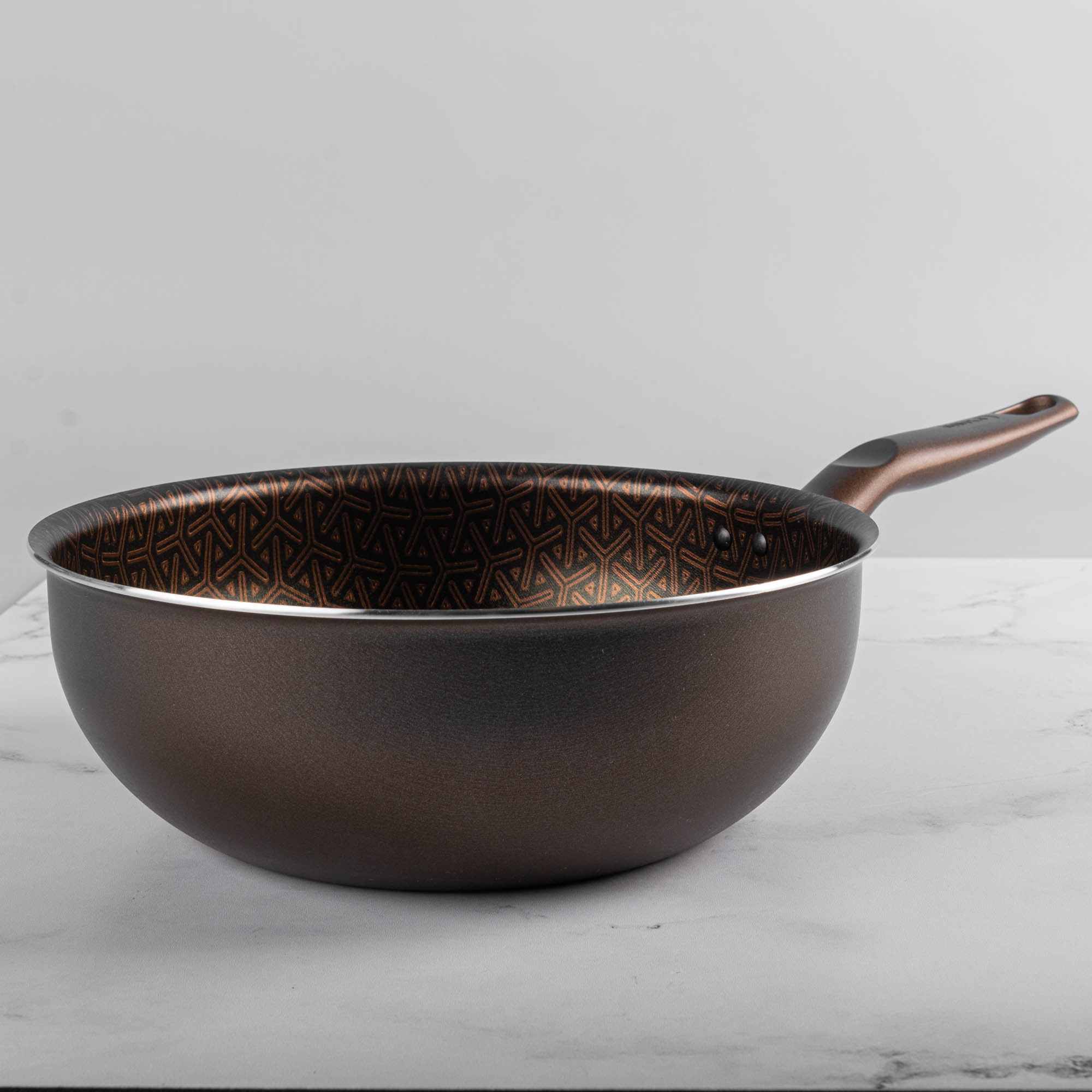 Sarten wok aluminio induccion luxe 30 cm