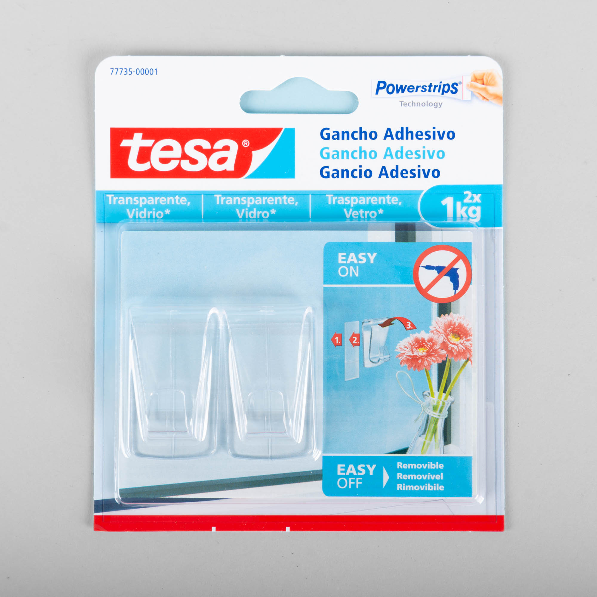 Ganchos adhesivos para cuadros Tesa