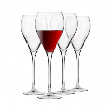 Juego de 4 Copas para Vino Tinto / Agua 0.480L Perla Krosno Glass