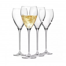 Juego de 4 Copas para Vino Blanco 0.280L Perla Krosno Glass