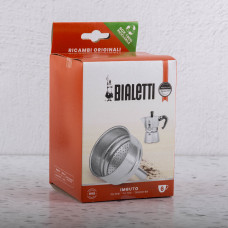 Repuesto de Embudo de Aluminio para Cafetera Moka Express, Dama, Fiammetta y Rainbow 6 Tazas Bialetti