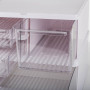 Organizador / Cajonera de 2 Niveles y 4 Servicios Blanco / Clear de Polipropileno para Closet