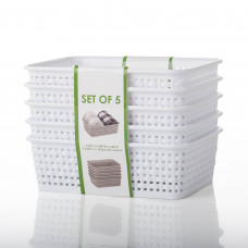 Caja organizadora con tapa Clear Rimax elaborada en plástico.