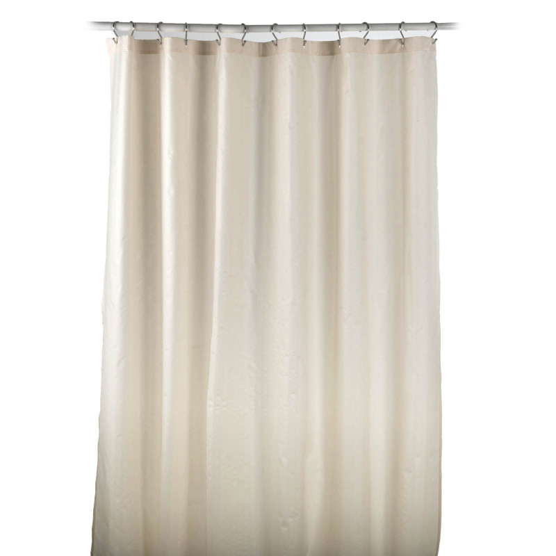 Cortina para Baño Beige 100% Poliéster 178x183cm Maytex