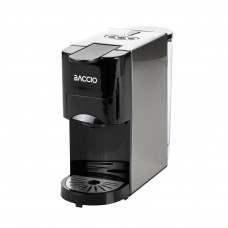 Baccio Cafetera 3-en-1 Compatible con Café Molido, Cápsulas Nespresso y Dolce Gusto