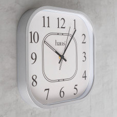 Reloj Cuadrado 30cm de Plástico Haus