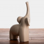 Elefante Pequeño 25 Beige de Porcelana