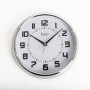 Reloj Redondo 25cm Silver de Plástico Haus