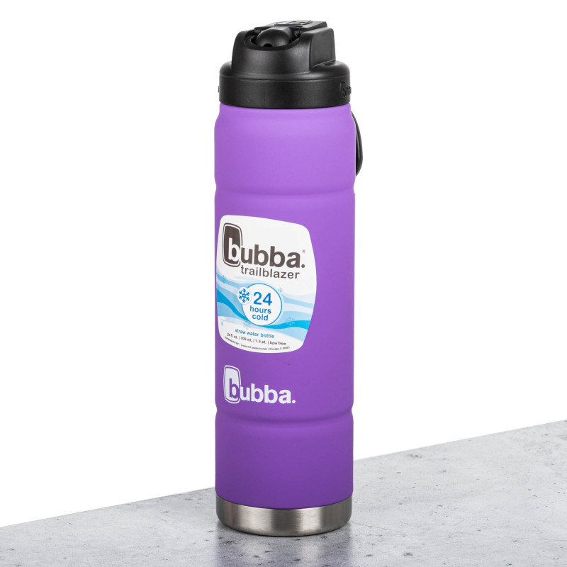 Botella Tomatodo Térmica Trailblazer Morado Mate 0.709L de Acero Inoxidable Bubba