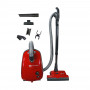 SEBO Aspiradora AIRBELT E3 Premium Rojo con Manguera Telescópica, Control Intensidad 1200W