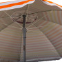 Parasol Playa con Inclinación Multi Franjas 100% Poliéster Haus