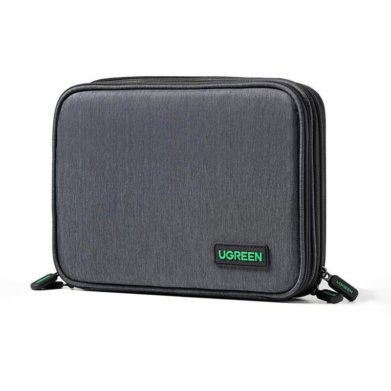 Ugreen Organizador Gris de Cables con 2 Servicios para Viajes