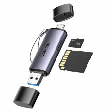 Ugreen Adaptador Silver USB-C / USB-A / SD Card / TF Card