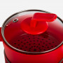 Holstein Olla Eléctrica Multiuso HH-09101023R Rojo con 2 Temperaturas y Vaporera 1.8L 700W