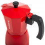 Holstein Cafetera Espresso H-08081 Rojo 6 Tazas 1.41L