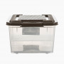 Caja Organizadora Móvil Plástica Briko Camel / Clear con Tapa