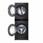 LG Torre Lavadora / Secadora Eléctrica WK25BS6E Negro con 6 Programas 50lb