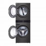 LG Torre Lavadora / Secadora Eléctrica WK25BS6E Negro con 6 Programas 50lb