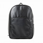 Hedgehog Brand Mochila Cuero Negro para Laptop de 15"