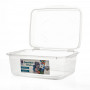 Caja Organizadora Plástica Clear 19L con Tapa