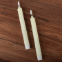 Juego de 2 Velas LED Beige para Candelabro