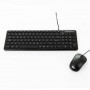 Speedmind Teclado y Mouse Alámbrico USB Negro