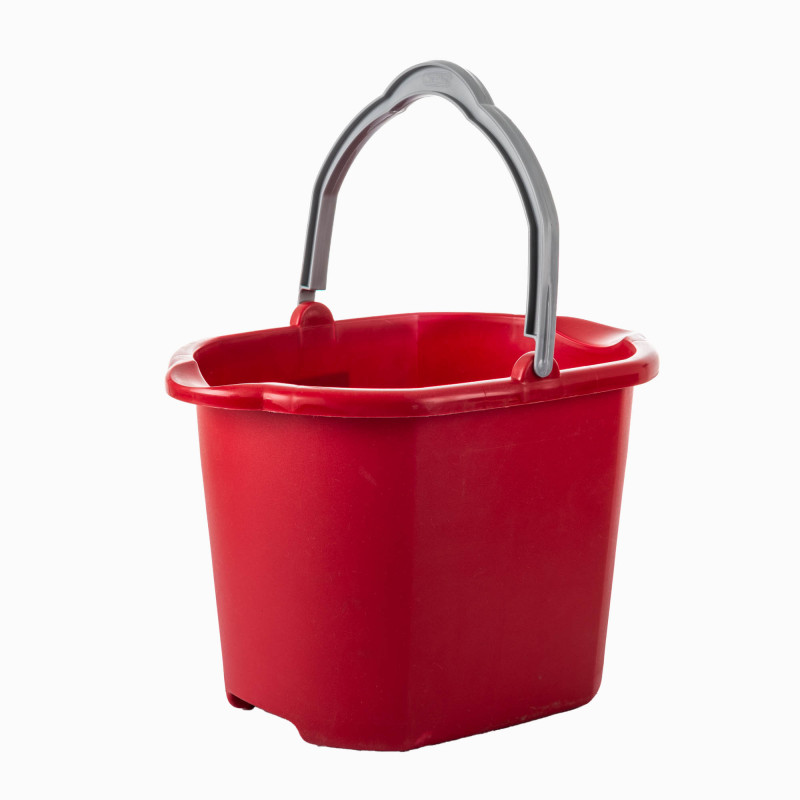 Sterilite Balde con Agarradera 15L Rojo de Plástico