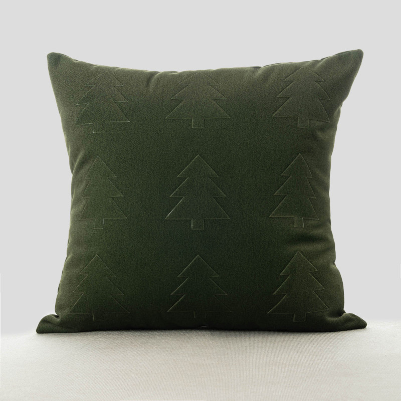 Haus Forro para Cojín Árboles Verde 45x45cm 100% Poliéster